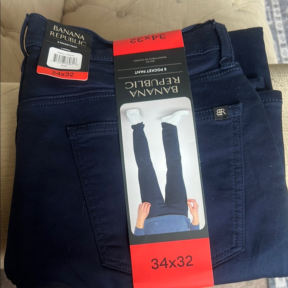Banana Republic Men's Navy Jeans